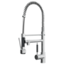 Reginox Chrome & Black Single Lever Pull Out Kitchen Tap - Arndel CH