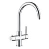 Instant Boiling Water Kitchen Tap 3 in 1 Chrome - Mayfair Escala