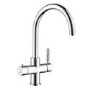 Instant Boiling Water Kitchen Tap 3 in 1 Chrome - Mayfair Escala