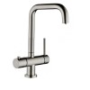 Instant Boiling Water Kitchen Tap 3 in 1 Brushed Nickel 