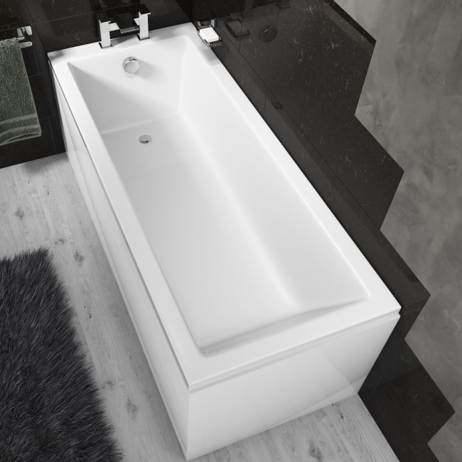 Sedona Single Ended Square Style Standard Bath - 1700 x 700mm