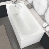 Sochi Round Style Single Ended Straight Standard Bath - 1500 x 700mm