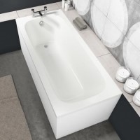 Sochi Round Style Single Ended Straight Standard Bath - 1600 x 700mm  Sochi Round Style Single Ended Straight Standard Bath - 1600 x 700mm
