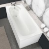 Sochi Round Style Single Ended Straight Standard Bath - 1600 x 700mm 