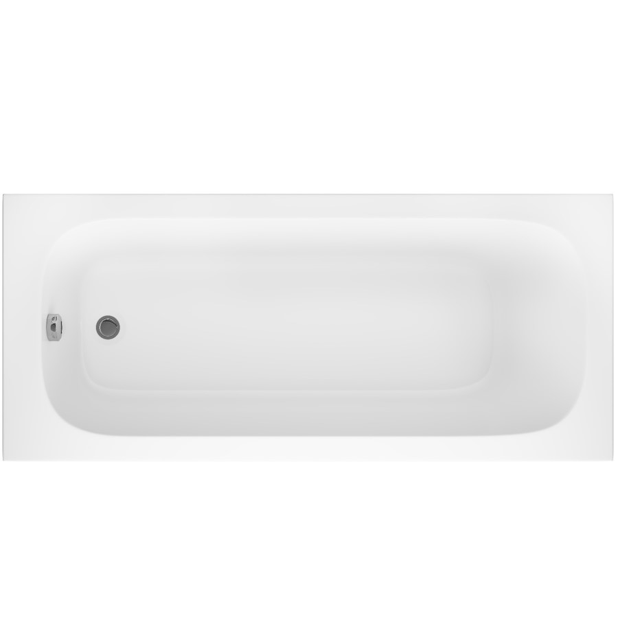 Sochi Round Style Single Ended Straight Standard Bath - 1600 x 700mm 