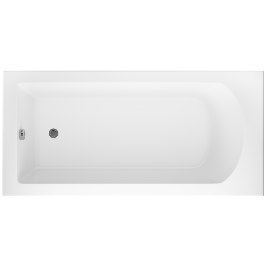 Rouen Single Ended Square Style Standard Bath - 1700 x 750mm