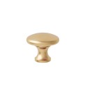 BAXHBB Brushed Brass Round Handle - Baxenden