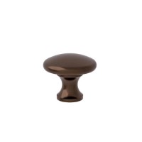 Brushed Bronze Round Handle - Baxenden