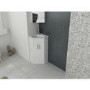 Anya White Corner 400mm Basin Vanity Unit with Basin