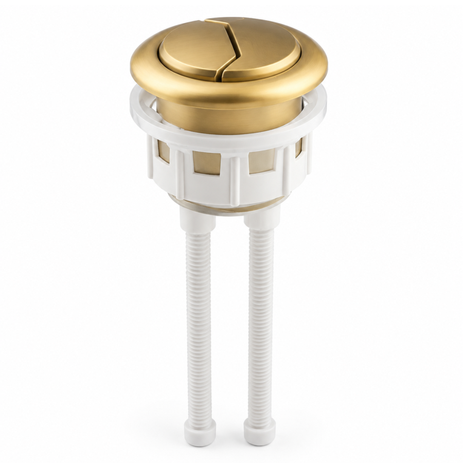 Brushed Brass 38mm Cistern Flush Button - Addison, Austin, Indiana, Pendle, Portland, Roma & Seren