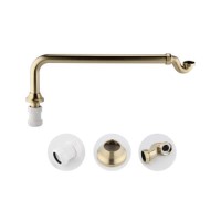 Traditional Exposed Bath Trap - Brushed Brass Traditional Exposed Bath Trap - Brushed Brass