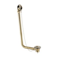 Traditional Exposed Bath Waste - Brushed Brass Traditional Exposed Bath Waste - Brushed Brass
