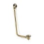 Traditional Exposed Bath Waste - Brushed Brass