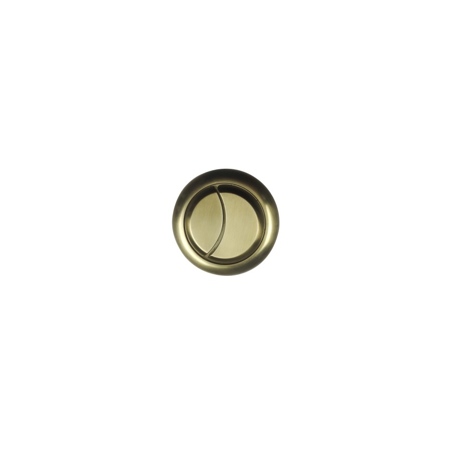 Brushed Brass Cistern Flush Button - Suitable for Boston Newport Ashford Indiana Venice Palma & Ripley