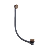 Brushed Bronze Easy Clean Click Clack Bath Waste with Overflow - Arissa