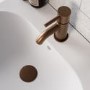 Brushed Bronze Mono Basin Mixer Tap - Arissa