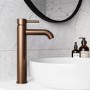 Brushed Bronze Tall Basin Mixer Tap  - Arissa