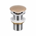 BGUNSLOTW Matt Beige Click Clack Unslotted Basin Waste - Better Bathrooms