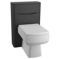 Black Back to Wall WC Toilet Unit - Without Toilet - W500 x D200mm - Oakland Black Back to Wall WC Toilet Unit - Without Toilet - W500 x D200mm - Oakland