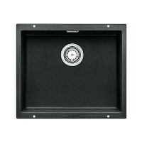 GRADE A1 - Box Opened Blanco Subline 500 U Silgranit Puradur Ii Single Bowl Anthracite Composite Kitchen Sink
