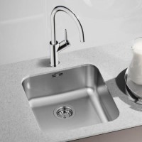 Blanco Supra 450-U Single Bowl Undermount Chrome Stainless Steel Kitchen Sink Blanco Supra 450-U Single Bowl Undermount Chrome Stainless Steel Kitchen Sink