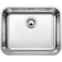A1/BL452615 ONLY OPENED - Single Bowl Undermount Chrome Stainless Steel Kitchen Sink - Blanco Supra 500-U