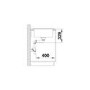 GRADE A1 - Box Opened Blanco Sona 5S Pd Single Bowl Anthracite Composite Kitchen Sink with Reversible Drainer