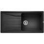 GRADE A1 - Box Opened Blanco Sona Single Bowl Anthracite Composite Kitchen Sink with Reversible Drainer