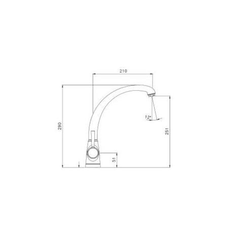 Blanco Chrome Twin Lever Mixer Kitchen Tap - Cleo II