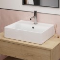 BOWGW497X397 White Rectangular Countertop Basin 497mm - Bowen