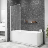 Taylor & Moore Curved Corner Bath Shower Screen 750 x 1400mm