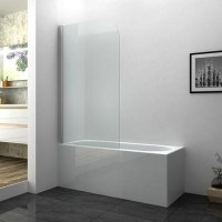 Curved Bath Shower Screen 800 x 1400mm