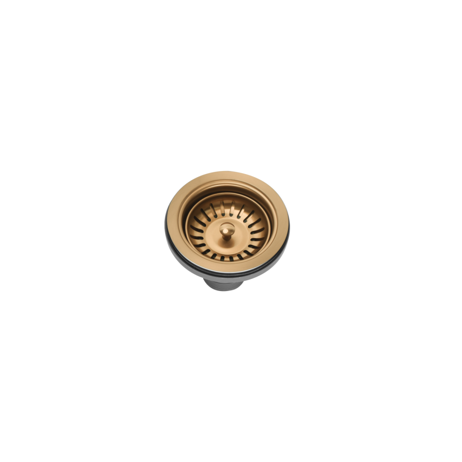 Brushed Brass Strainer for Kitchen Sink Waste - Essence