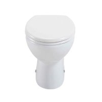 Round Back to Wall Toilet - Without Seat Round Back to Wall Toilet - Without Seat