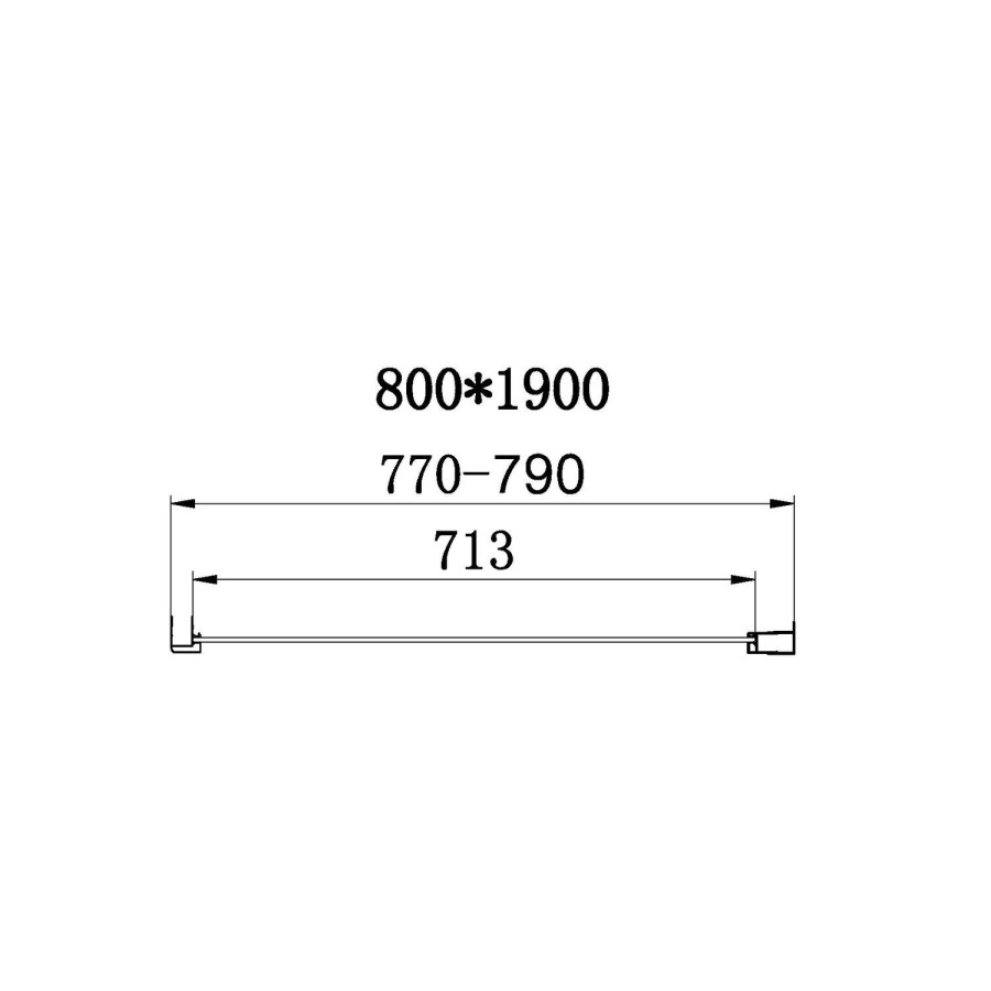1200x800mm Chrome 6mm Glass Rectangular Sliding Shower Enclosure with Shower Tray - Carina