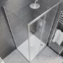GRADE A2 - 1000x700mm Stone Resin Rectangular Shower Tray - Pearl 
