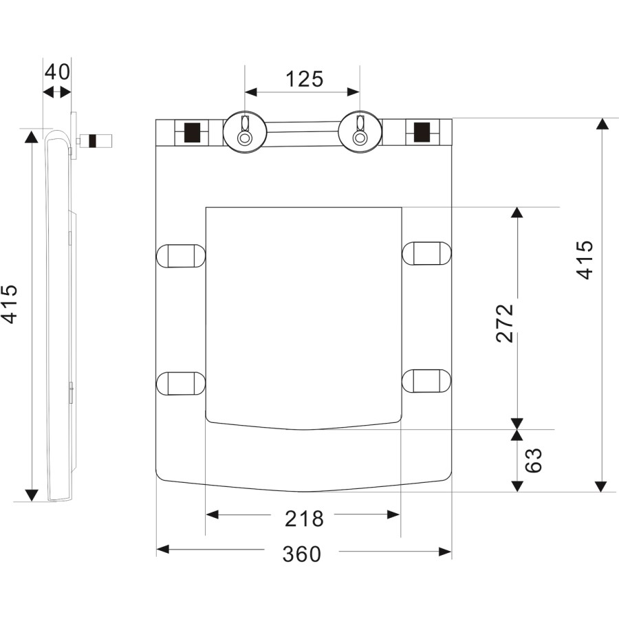 Close Coupled Rimless Toilet with Soft Close Seat - Ashford