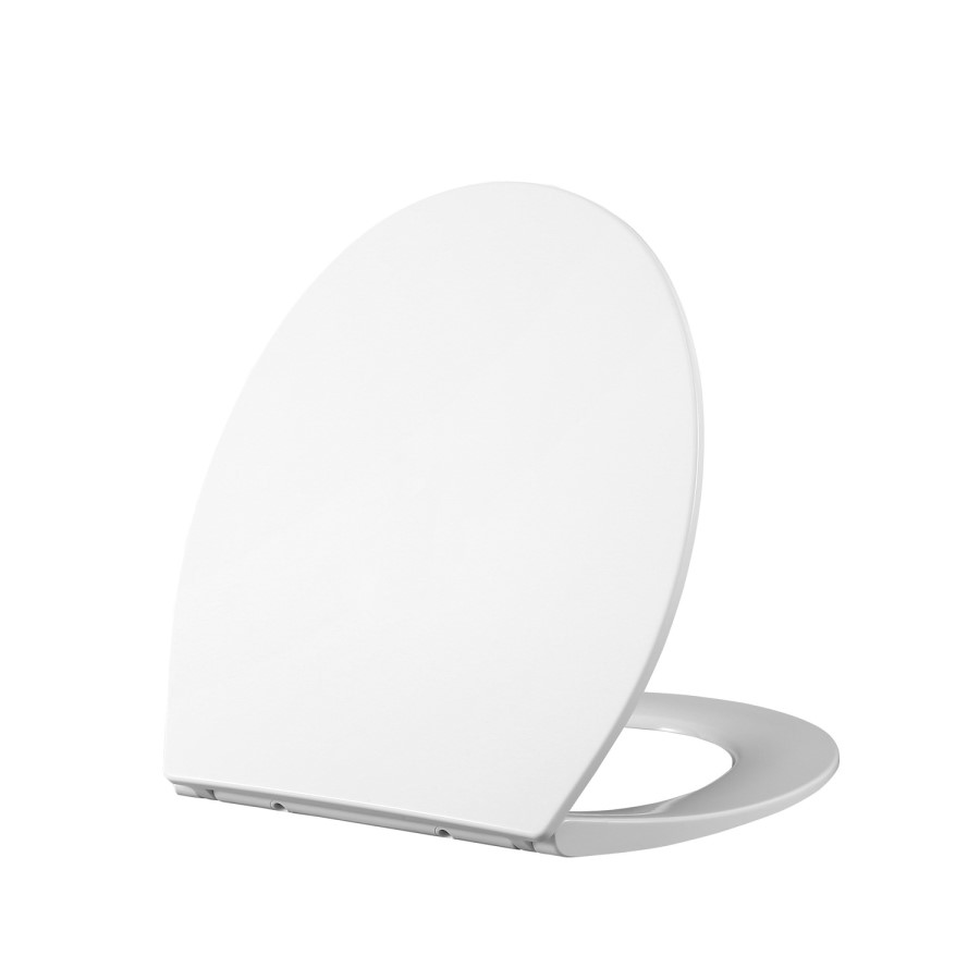 Wall Hung Rimless Toilet with Soft Close Seat, Brushed Brass Pneumatic Flush Plate, 820mm Frame & Cistern – Alcor