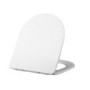 Wall Hung Rimless Toilet with Soft Close Seat, White Glass Sensor Flush Plate, 820mm Frame & Cistern – Roma