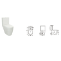 Curve Toilet & Basin Bathroom Suite