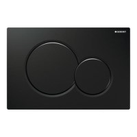 Geberit Sigma01 Black Flush Plate