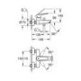 Grade A1 - Grohe Slide Rail Kit With Single Lever Tap - Matt Black