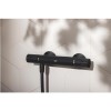 Grohe Black Thermostatic Mixer Shower with Slide Rail Kit