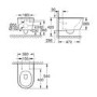 Wall Hung Rimless Toilet with Soft Close Seat - Grohe Essence