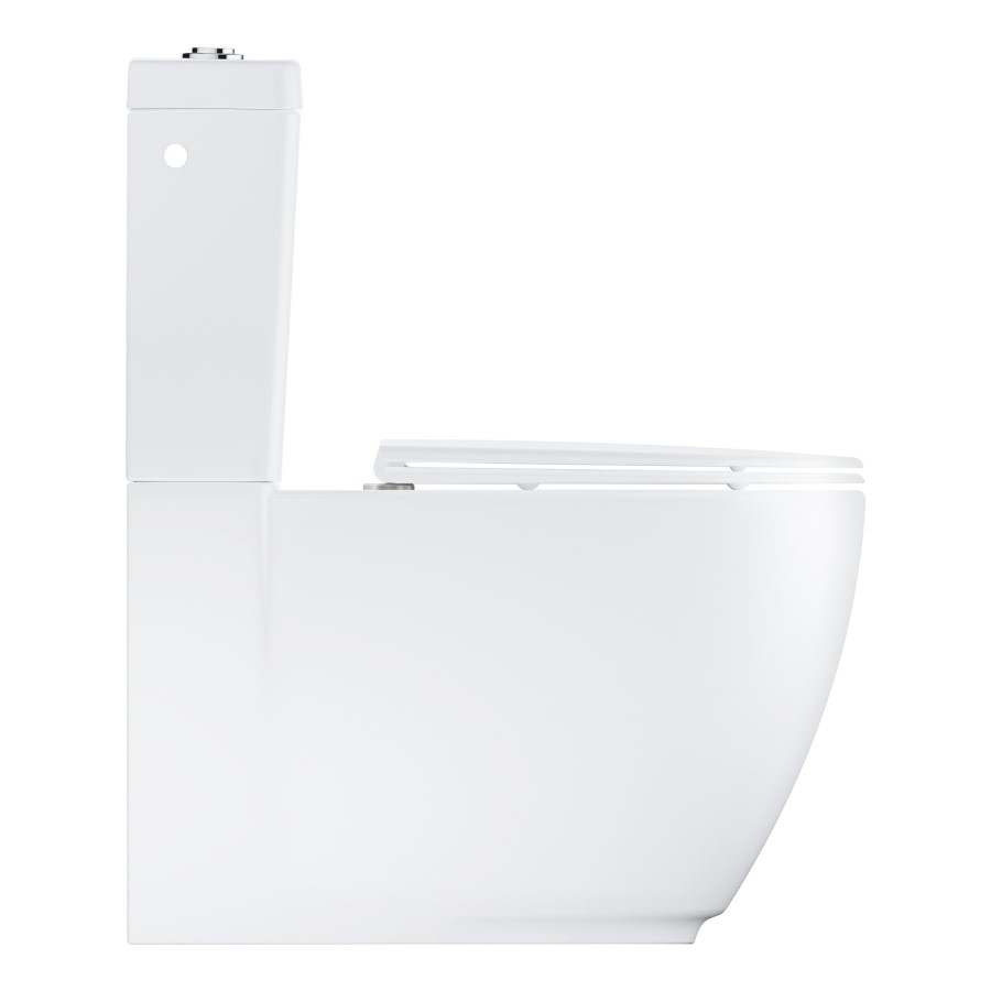 Close Coupled Rimless Toilet with Soft Close Seat - Grohe Essence