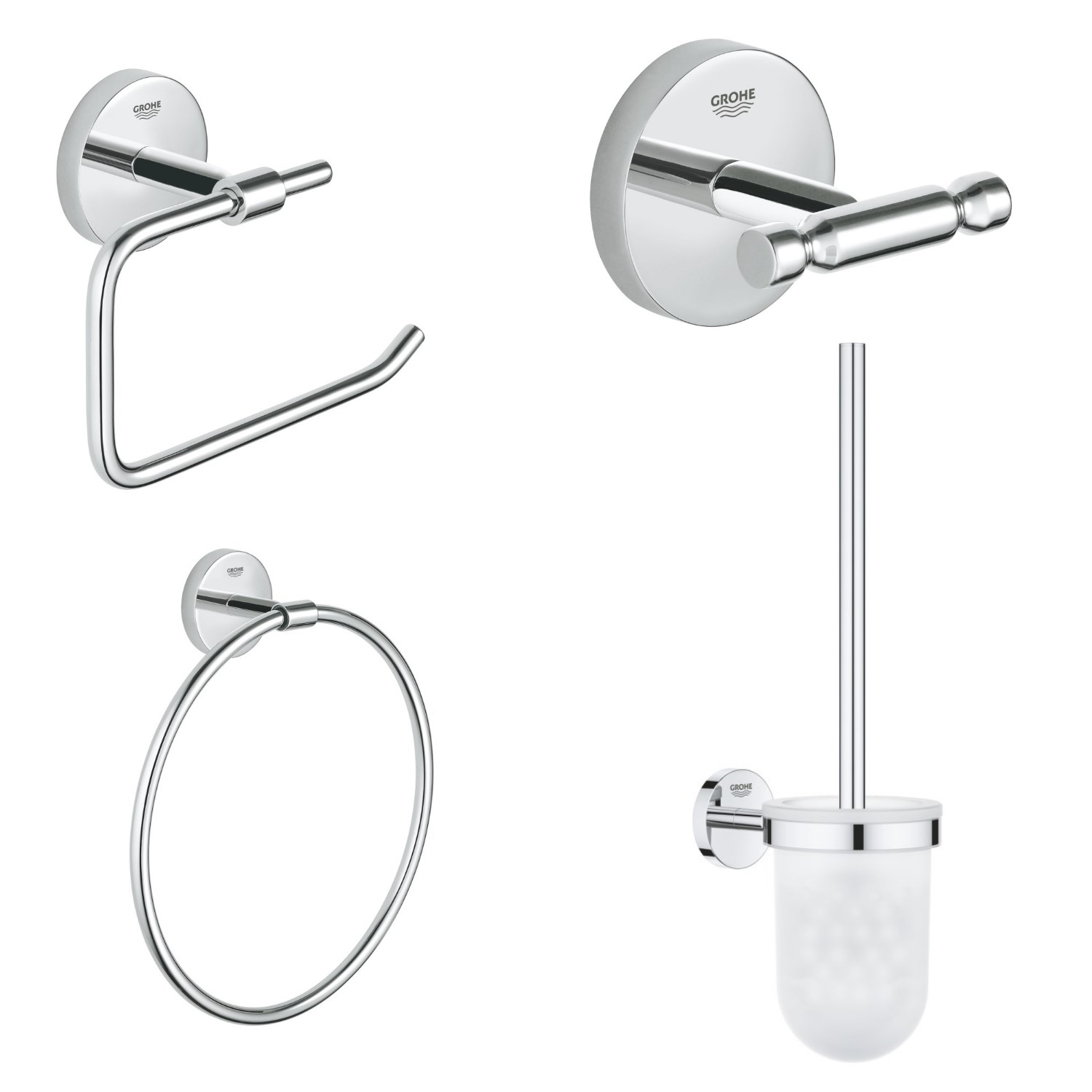 GROHE Bau Cosmopolitan zeepkorf 30 cm Chroom 40663001 GROHE Bau Cosmopolitan zeepkorf 30 cm Chroom 40663001