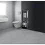Wirquin Chrono WC Frame with Chrome Flush Plate