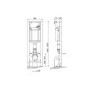 Wirquin Chrono WC Frame with Chrome Flush Plate