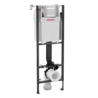 Grade A1 - Wirquin Initio Compact WC Frame with Chrome Flush Plate Grade A1 - Wirquin Initio Compact WC Frame with Chrome Flush Plate