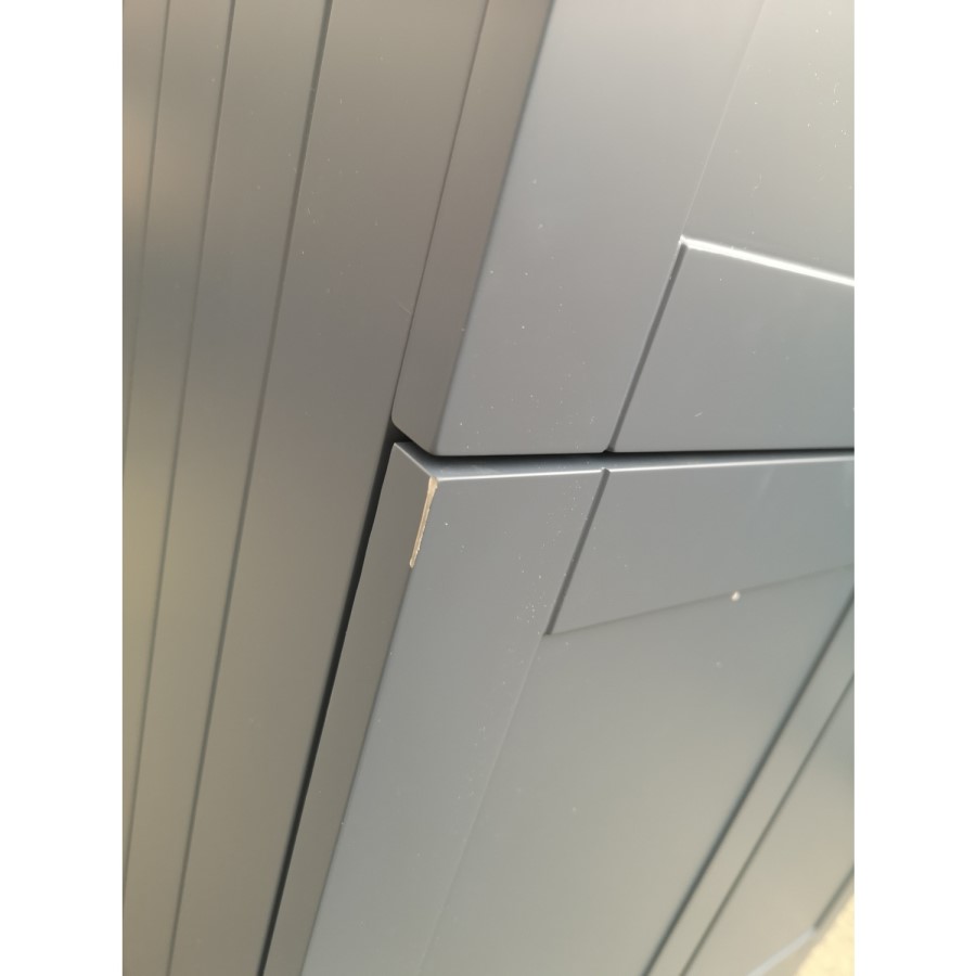 GRADE A2 - 600mm Blue Freestanding Vanity Unit with Basin - Baxenden